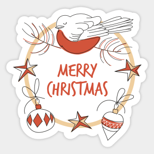 Merry Christmas! Sticker